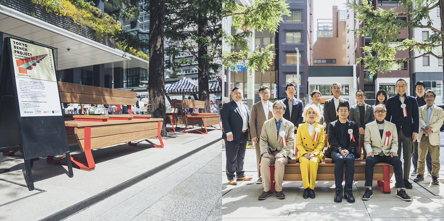 ベンチが企業×アーティスト×まちをつなぐ」京橋の東京スクエアガーデン